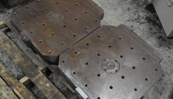 500mm Pallets from a Mazak FH-5800 HMC