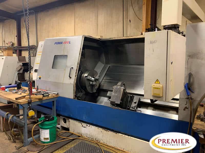 01-daepuma400lb (web21010c) Daewoo Puma 400LB CNC Lathe for sale
