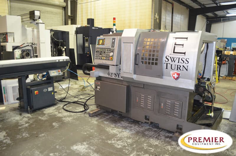 Eurotech ZEIT SL42SYB (aka Po Ly Gim Diamond 42CSL) CNC Swiss Type CNC Lathe