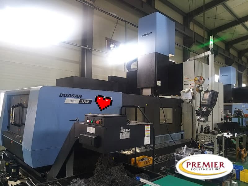 17-bm1530 (web32010c) Doosan BM1530M CNC Double Columns Machining Center