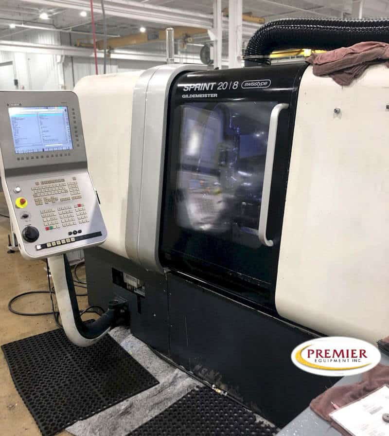 DMG MORI SPRINT 20/8 CNC SWISS TURNING CENTER