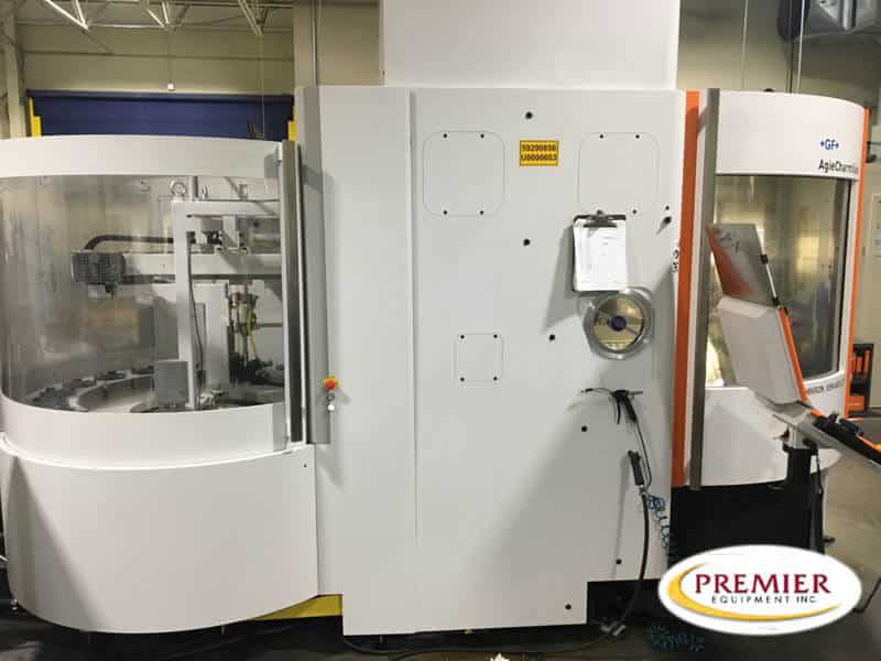 Home 2 AgieCharmilles Mikron XSM 600U LP (with 20 Station Pallet Changer)
