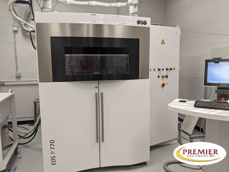 EOS P 770 SLS 3D Printer with Two Lasers for the Production of Large Parts