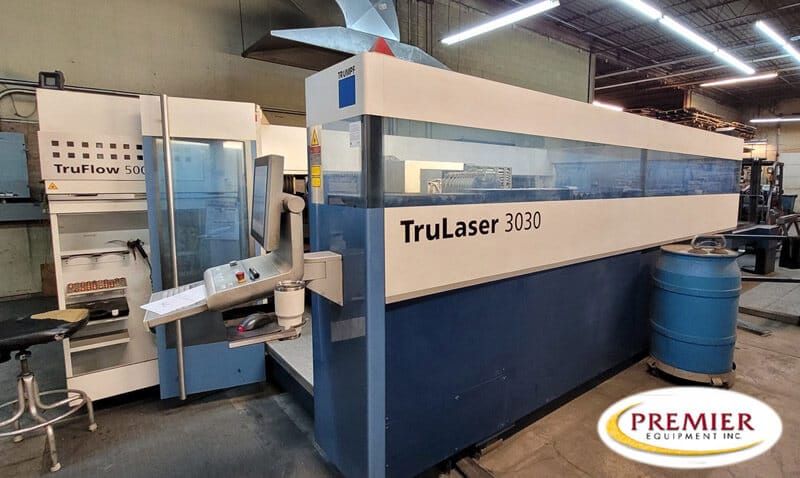 TRUMPF TRULASER 3030 CNC Laser Cutting Machine, 5000 Watt