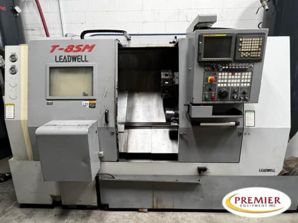 Leadwell T8SM Multi-Axis CNC Turning Center with Milling