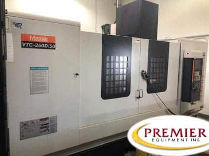 Home 18 MAZAK VTC250D CNC VERTICAL MACHINING CENTER