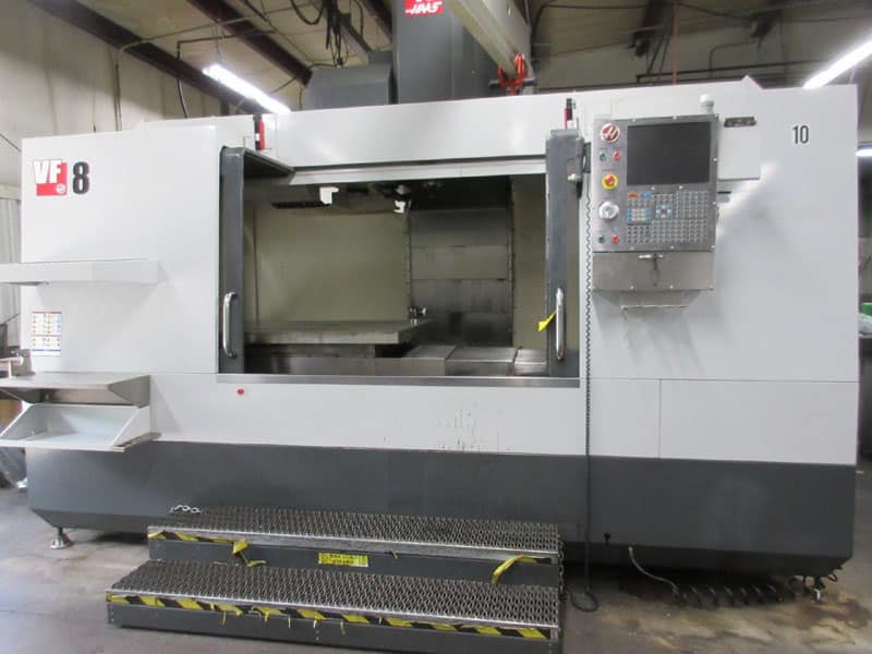 Home 18 haas VF8 CNC Mill
