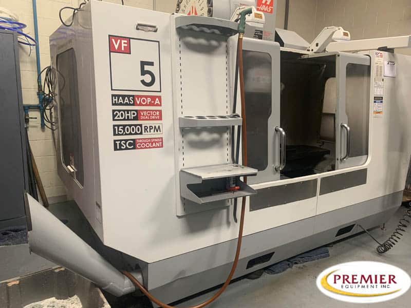 Home 17 Haas VF5D/40 CNC Vertical Machining Center