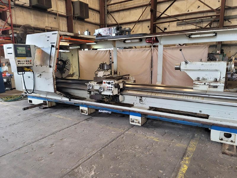 Weiler E90 CNC Hollow Spindle lathe with 14” Bore