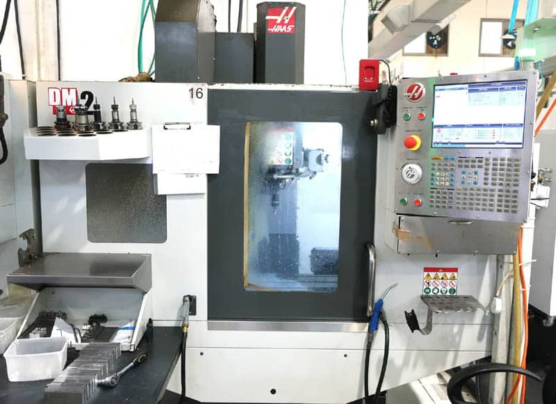 HAAS DM2 with Rotary Table Drill and Tap