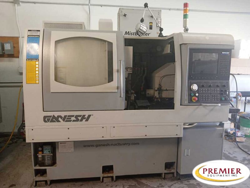 Ganesh Cyclone-32CS 7 Axis Dual Spindle Turn/Mill Center with Y-Axis on Main Spindle