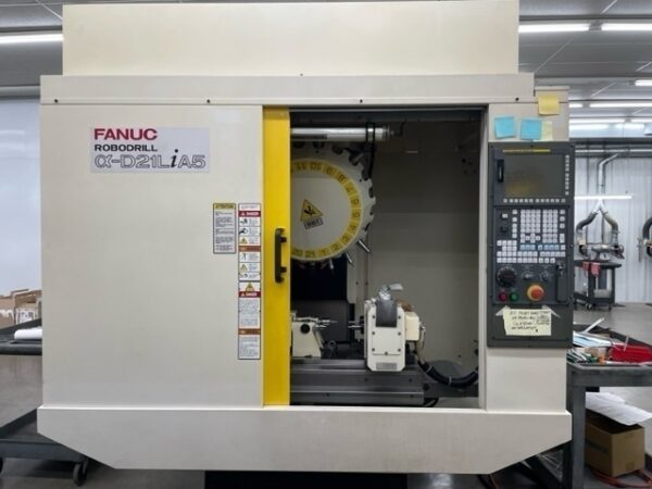 Fanuc Robodrill D21LiA5 4-axis Drilling & Tapping Center
