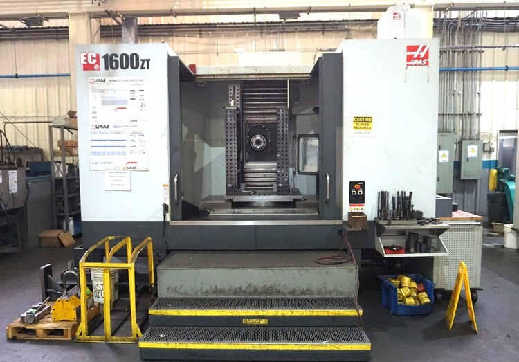 Haas EC1600ZT  CNC Horizontal Machining Center with Integrated 4th axis Rotary Table