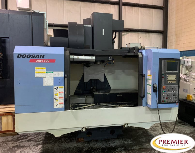 Doosan DNM500 CNC Mill with Rotary Table