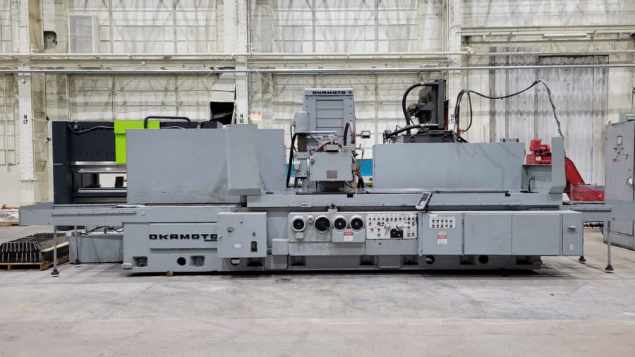 1977/2010 Okamoto PSG-308 31.25" X 120" Horizontal Surface Grinder ALL HYDRAULICS REBUILT IN 2010