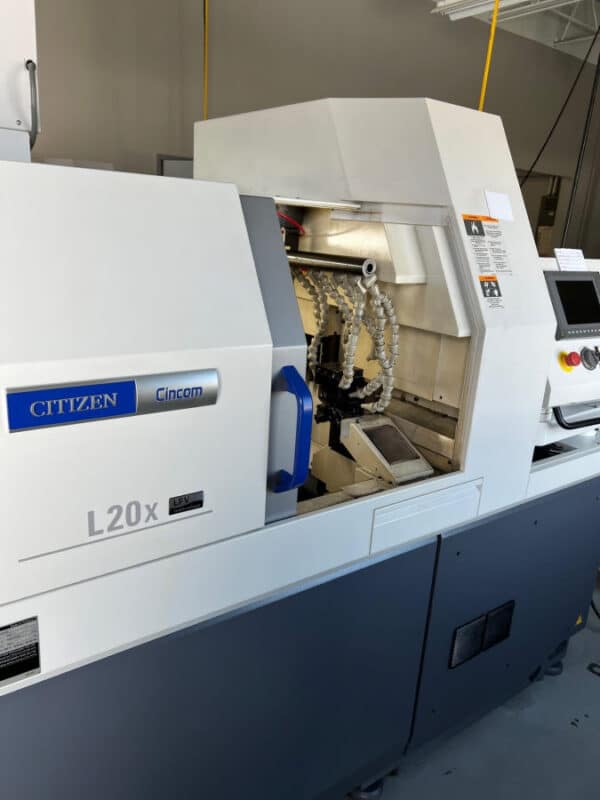 Citizen L20X Cnc Swiss Type Screw Machine