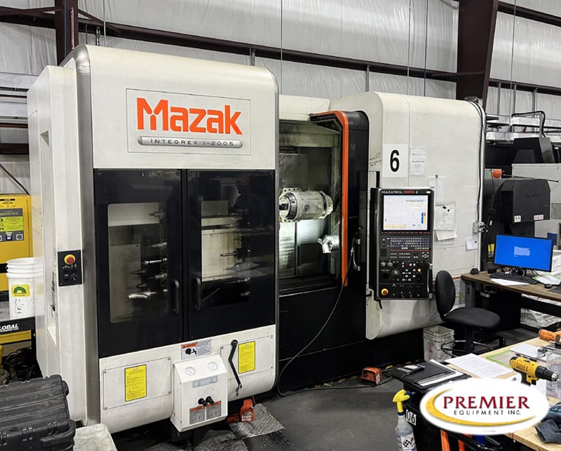 Mazak Integrex i200S Multi-Axis CNC Lathe with Milling