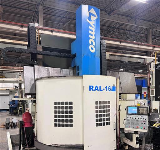 Lymco RAL-16 63" CNC Vertical Boring Mill w/ATC