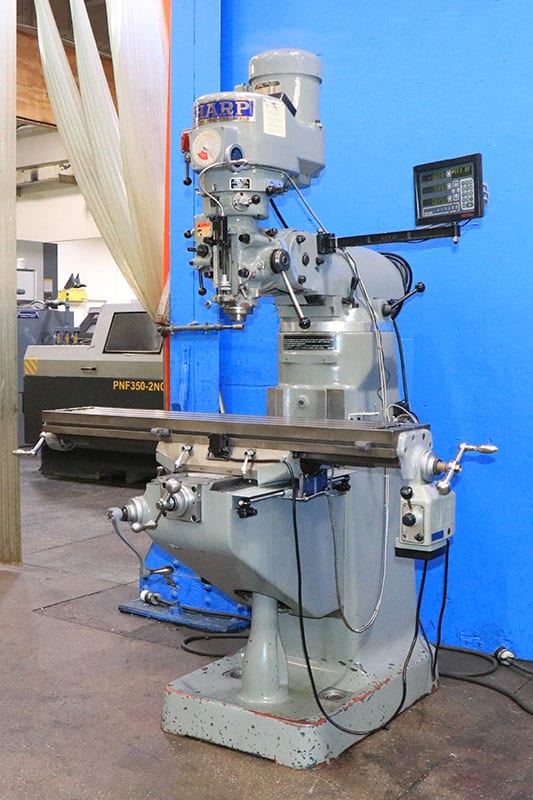 SHARP LMV-50 VERTICAL MILLING MACHINE