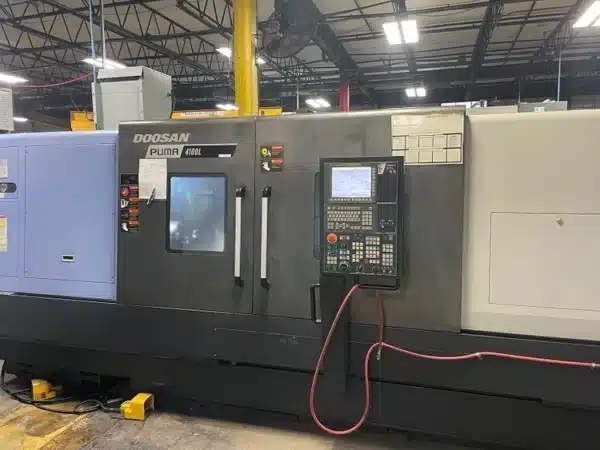 Doosan Puma 4100Lb  Cnc Universal Turning Center With Steady