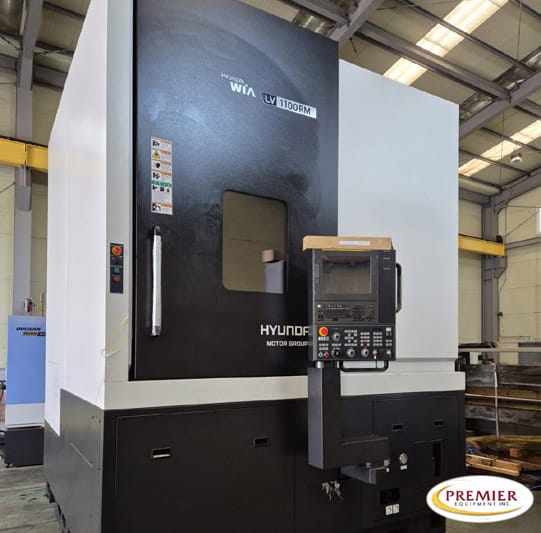 Hyundai Wia LV1100RM CNC Vertical Turning Lathe with Milling