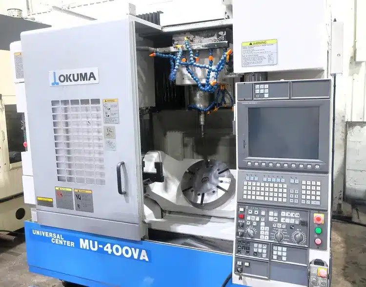 Home Okuma Mu400Va 5-Axis Cnc Mill