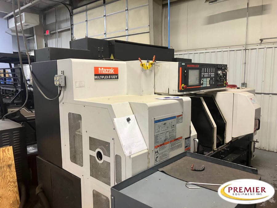 Mazak Multiplex 6100Y Twin Spindle CNC Lathe & Mill Center 