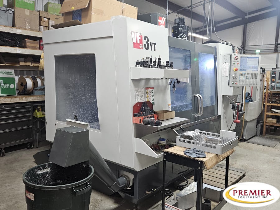 Haas VF3YT CNC Mill with Rotary Table