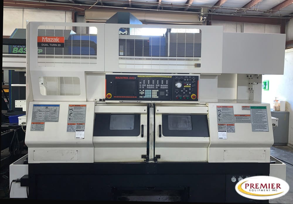 Mazak Dual Turn 20 with Gantry