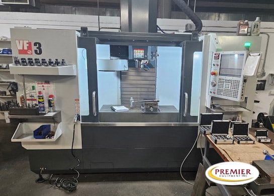 Haas VF3 with Rotary Table CNC Mill