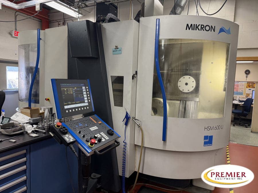 Mikron HSM-600U (7-Pallet APC) 5-Axis CNC Vertical Machining Center