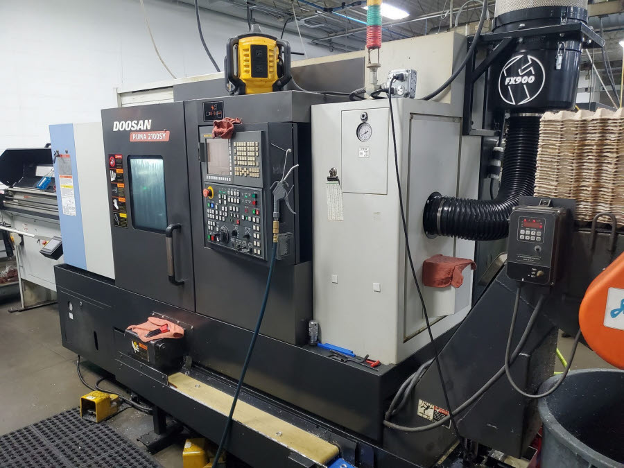 DOOSAN PUMA 2100SY CNC LATHE