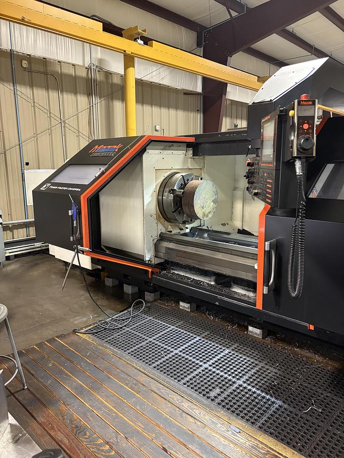Mazak Powermaster Universal/3000 CNC Hollow Spindle Lathe with 12.5" Bore