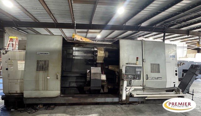 Okuma Impact LU45 Heavy-Duty 4-Axis CNC Turning Center