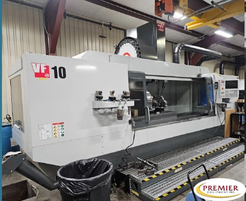 Haas VF-10/50 with Rotary Table CNC Vertical Machining Center