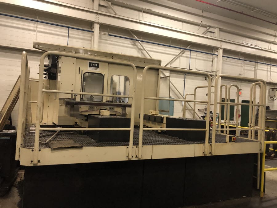 TOSHIBA BTD-200QF HORIZONTAL BORING MILL WITH (2) PALLETS