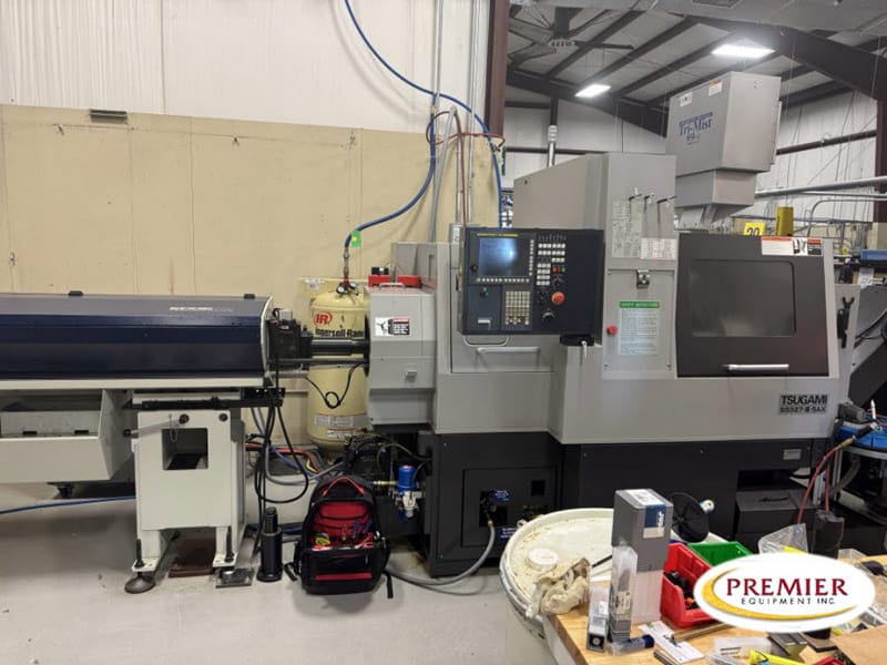 Tsugami SS3275AX-III 9-Axis CNC Swiss-Type Lathe (2022)