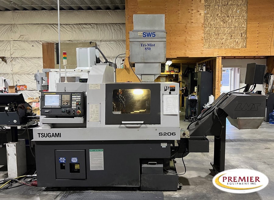 Tsugami S206 Multi-Axes CNC Swiss Lathe