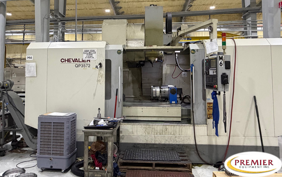  Chevalier Qp3572 With Rotary Table Cnc Vertical Machining Center