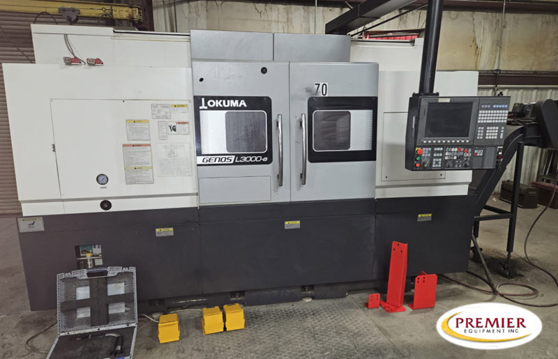 Okuma Genos L3000-Emy X 1000 Multi-Axis Cnc Turning Center