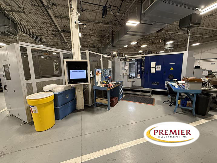 Mori-Seiki Mh-503 (2-Machines) Two Horizontal Machining Centers W/18 Pallet System