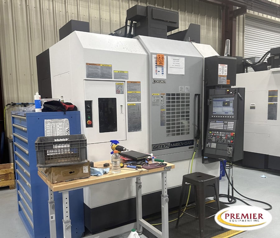 Okuma Genos M460V5Ax 5-Axis Cnc Vertical Machining Center
