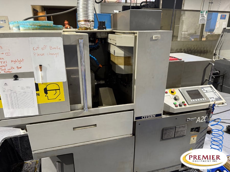 Citizen Cincom A20-VIPL CNC Swiss-Type Lathe