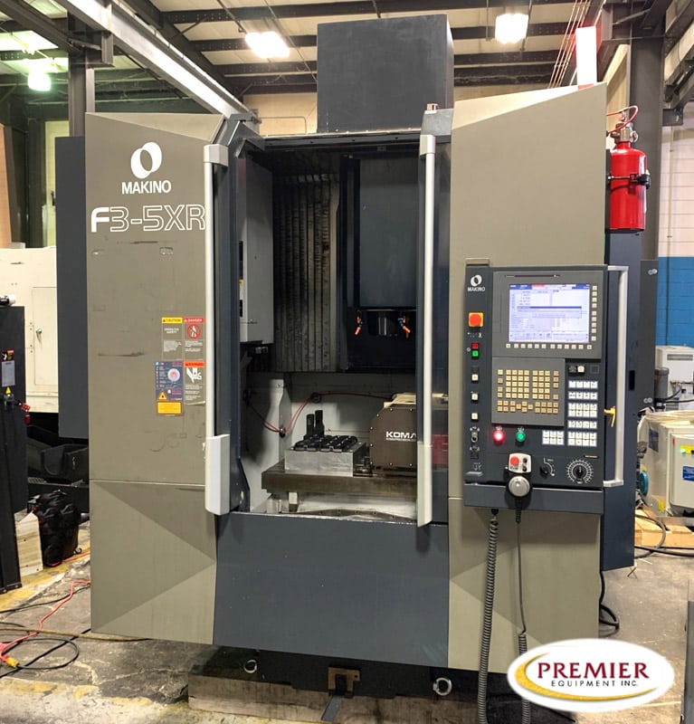 Makino F3 with Koma Tilting-Rotary Table 5-Axis CNC Vertical Machining Center