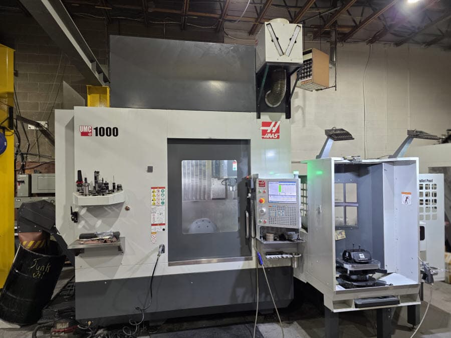 Home Haas Umc1000 With 10-Pallet Changer 5-Axis Cnc Vertical Machining Center
