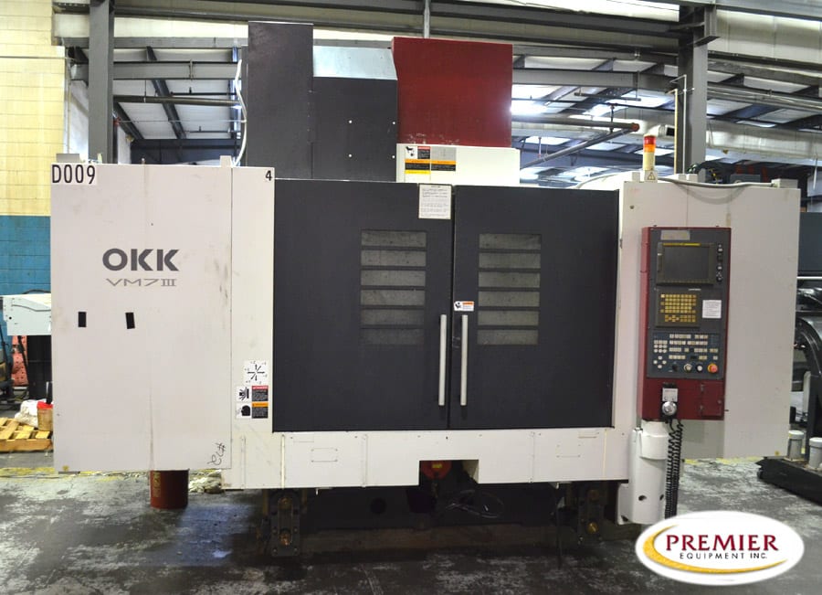 Home Okk Vm7-Iii Heavy-Duty 50 Taper Cnc Mill With Rotary Table