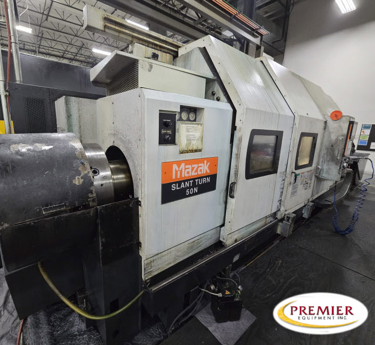 Home Mazak Slant Turn 50N X 120” Cnc Slant Bed Heavy-Duty Lathe
