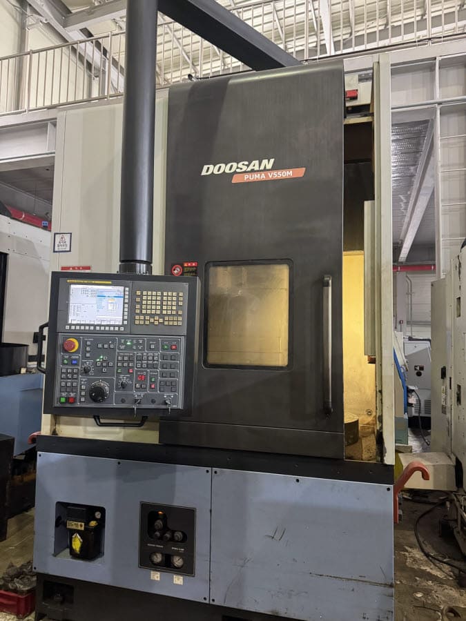 Doosan Puma V-550M Cnc Vertical Lathe With Milling
