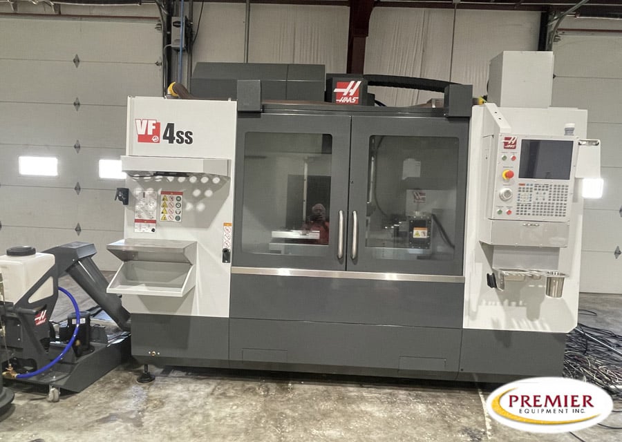 Haas Vf4Ss With Rotary Table Cnc Mill