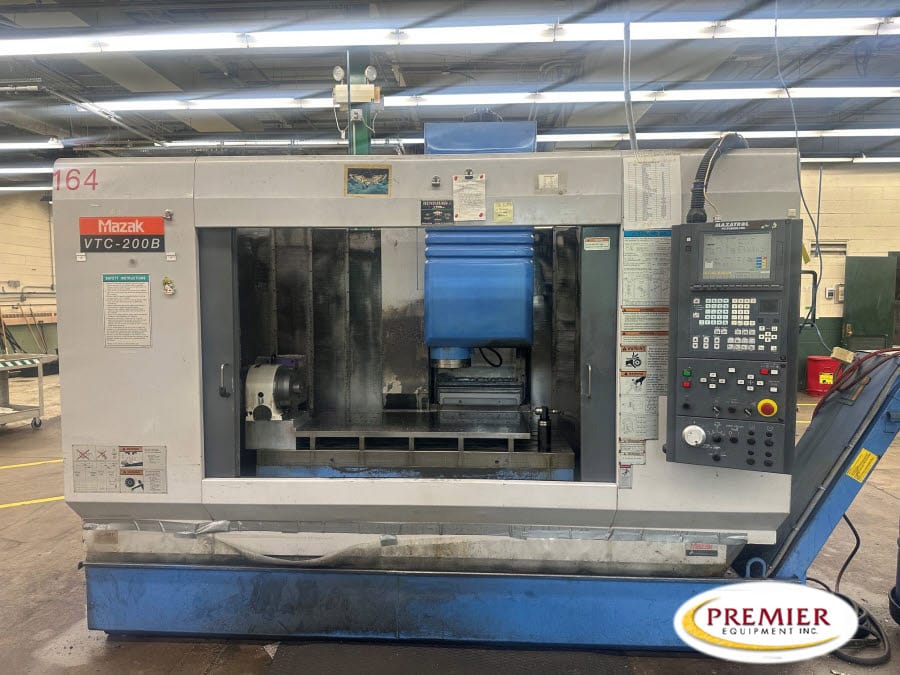 Home Mazak Vtc200B With Rotary Table Cnc Mill